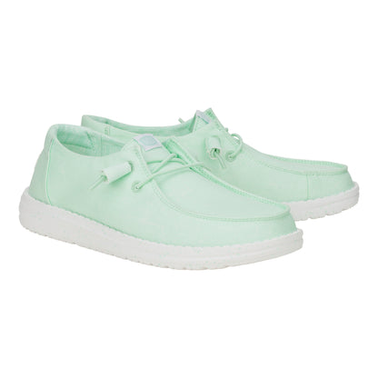 Women Wendy Stretch Canvas  - Bay Blue | HEYDUDE