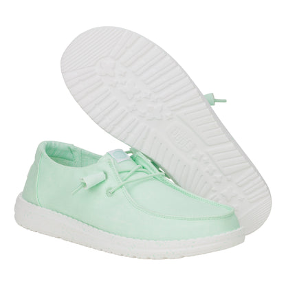 Women Wendy Stretch Canvas  - Bay Blue | HEYDUDE
