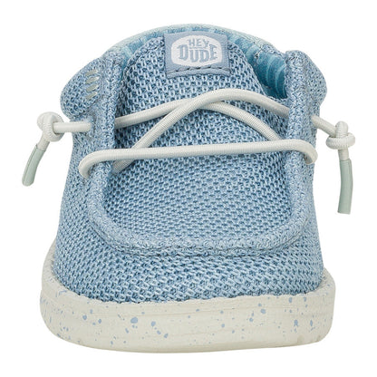 Kids Wally Toddler Stretch Sox - Cloud Blue/Dawn Blue | HEYDUDE