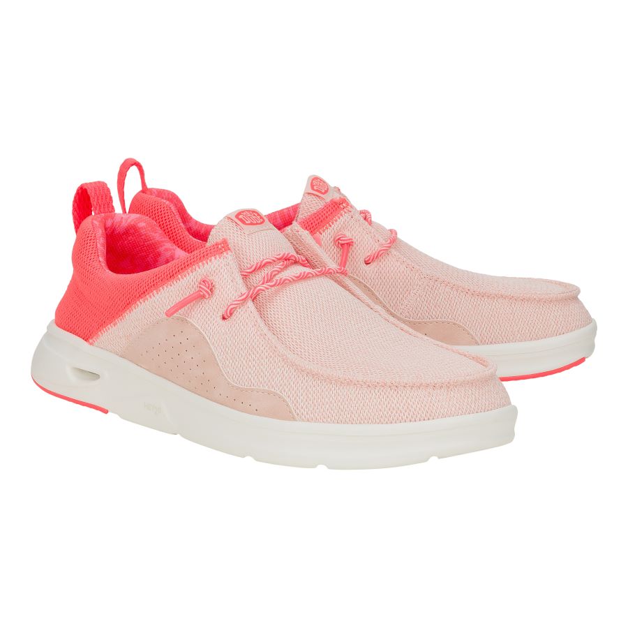 Women Wendy Hey2O Mesh - Pale Pink/Fiery Pink | HEYDUDE