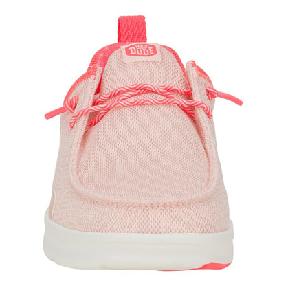Women Wendy Hey2O Mesh - Pale Pink/Fiery Pink | HEYDUDE
