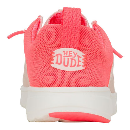 Women Wendy Hey2O Mesh - Pale Pink/Fiery Pink | HEYDUDE