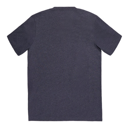 Men Go To Buckle Tee - Navy/Heather | HEYDUDE