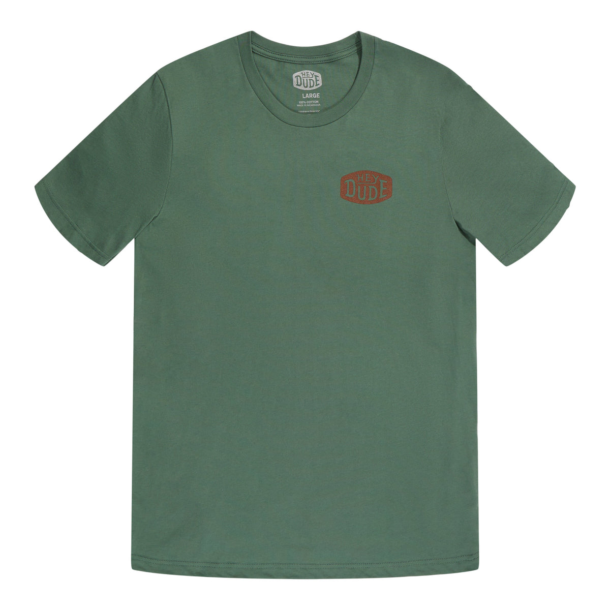 Men Go To Buckle Tee - Pine | HEYDUDE