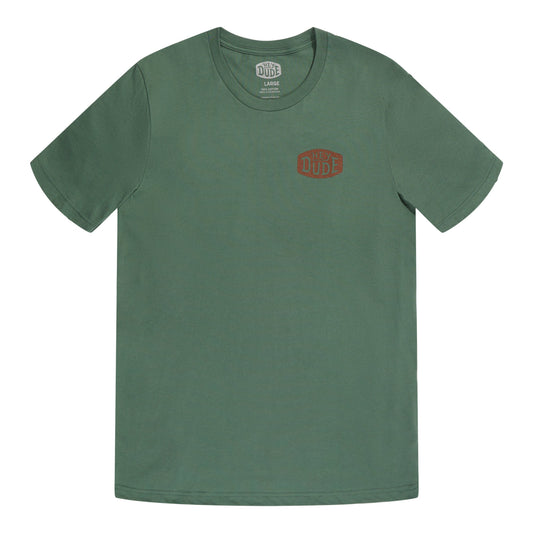 Men Go To Buckle Tee - Pine | HEYDUDE
