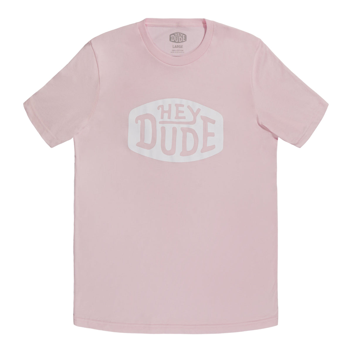 Men Go To Chest Buckle Tee - Pink | HEYDUDE