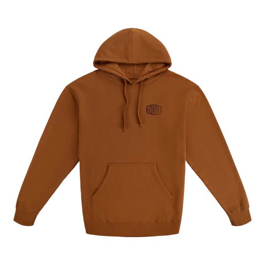 Men Go To Buckle Hoodie - Saddle | HEYDUDE