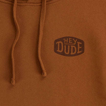 Men Go To Buckle Hoodie - Saddle | HEYDUDE