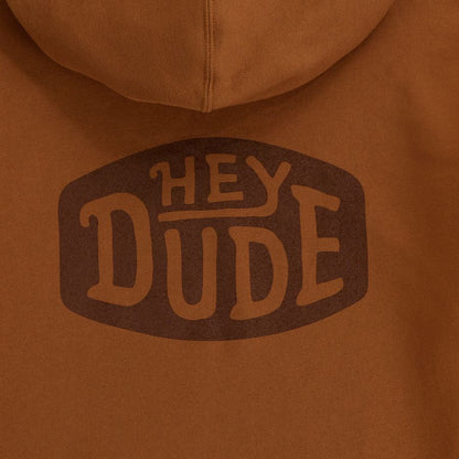 Men Go To Buckle Hoodie - Saddle | HEYDUDE