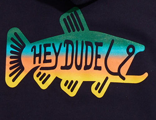 Men Modern Trout Hoodie - Navy | HEYDUDE