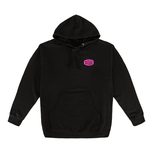 Men Go To Buckle Hoodie - Black/Pink | HEYDUDE