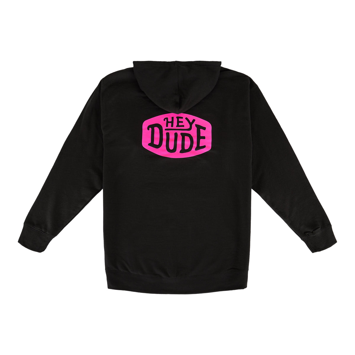 Men Go To Buckle Hoodie - Black/Pink | HEYDUDE