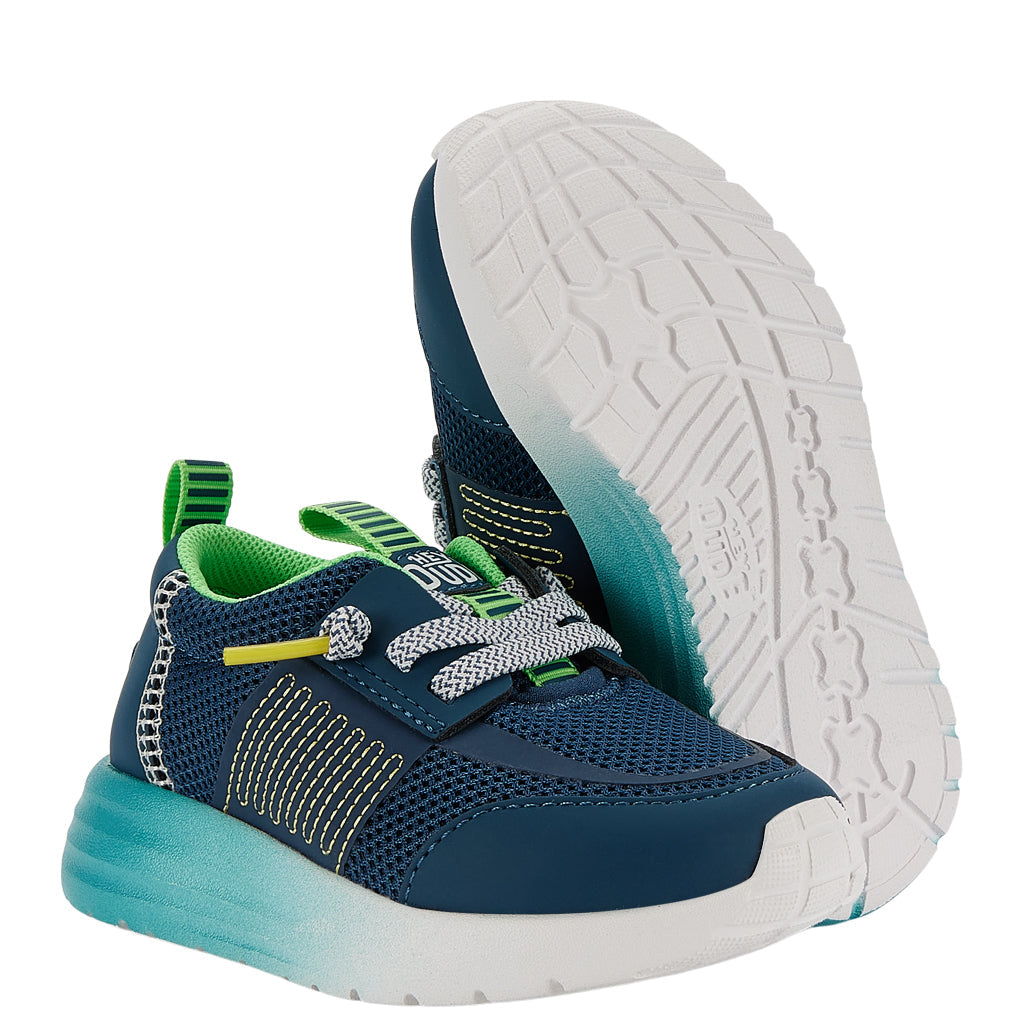 Kids Sirocco Play Toddler Sport Block - Navy/Light Blue | HEYDUDE