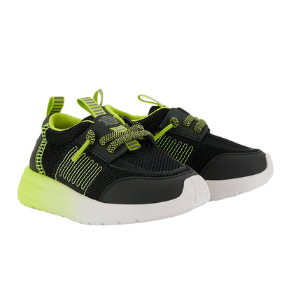 Kids Sirocco Play Toddler Sport Block - Black/Lime Punch | HEYDUDE