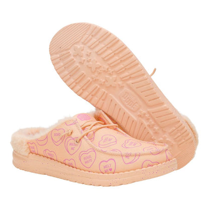 Women Wendy Slip x Sweethearts - Sweethearts Peach/Pink | HEYDUDE