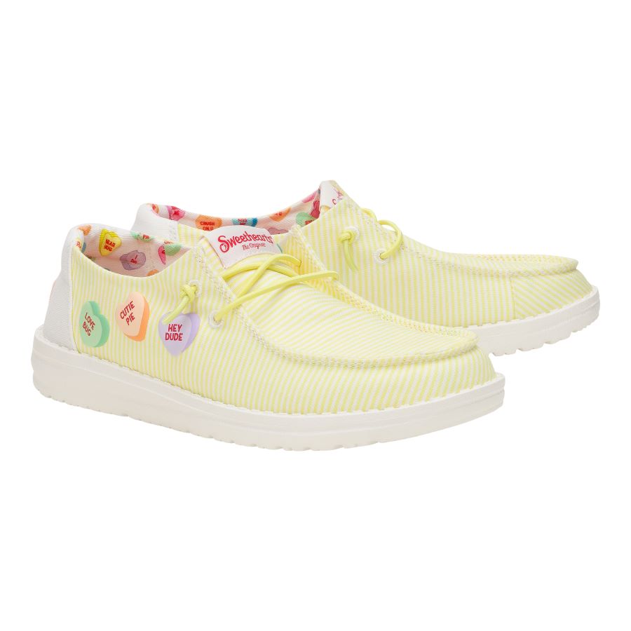 Women Wendy x Sweethearts - Sweethearts Yellow/Multi | HEYDUDE