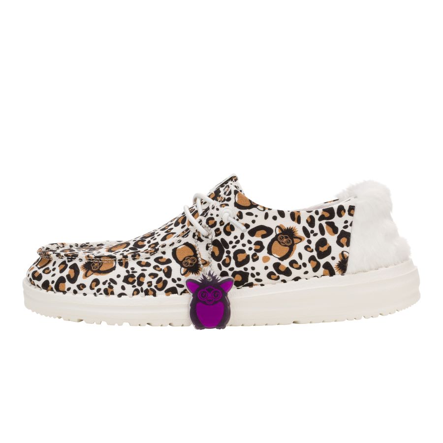 Women Wendy Furby - Furby Cream/Brown | HEYDUDE