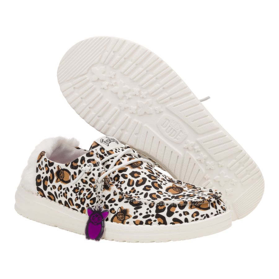 Women Wendy Furby - Furby Cream/Brown | HEYDUDE