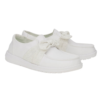 Women Wendy Bow Essentials - White | HEYDUDE