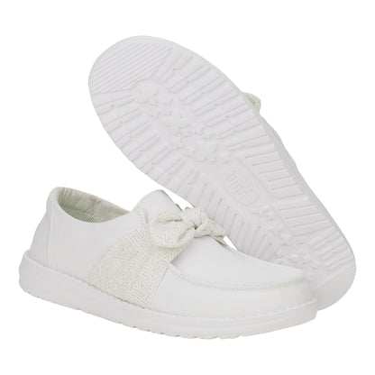 Women Wendy Bow Essentials - White | HEYDUDE