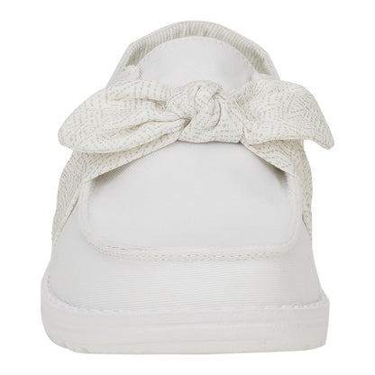 Women Wendy Bow Essentials - White | HEYDUDE