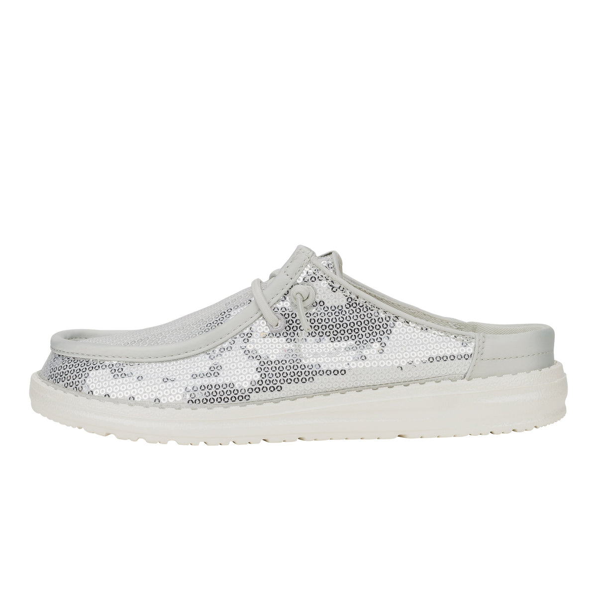 Women Wendy Slip Sequin - White | HEYDUDE