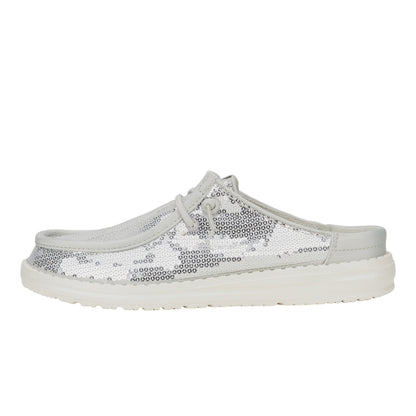 Women Wendy Slip Sequin - White | HEYDUDE