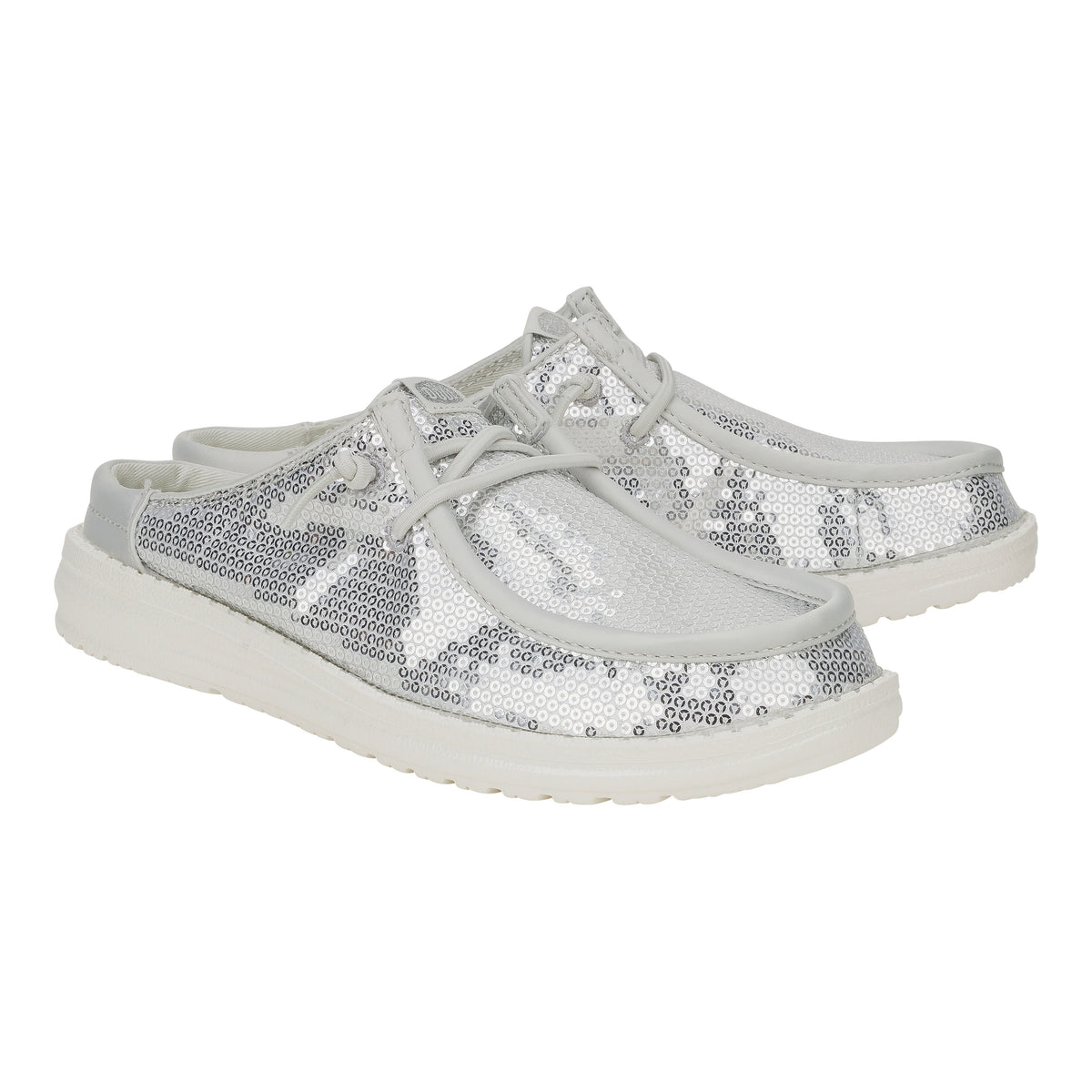 Women Wendy Slip Sequin - White | HEYDUDE