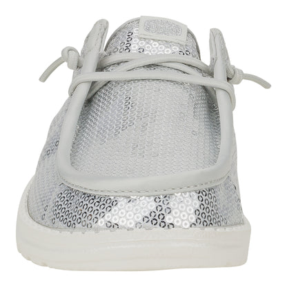 Women Wendy Slip Sequin - White | HEYDUDE