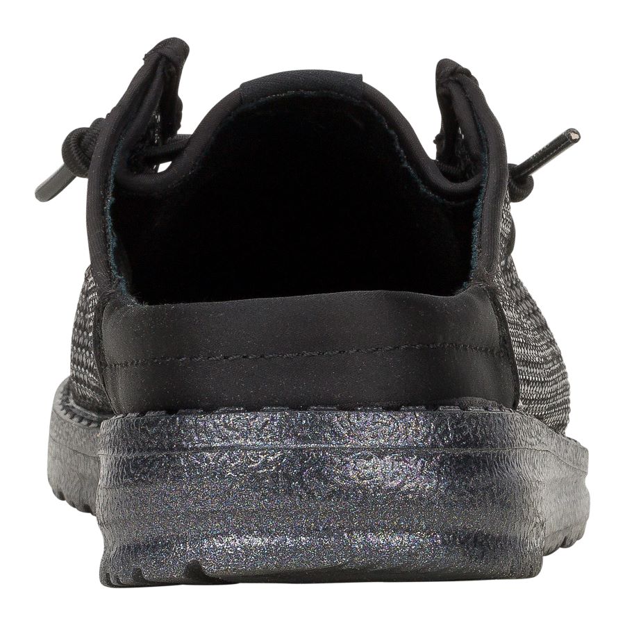 Women Wendy Slip Sequin - Black | HEYDUDE