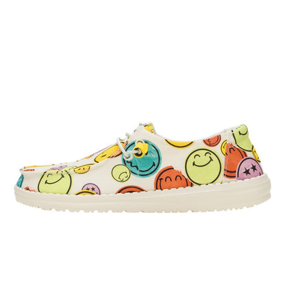 Women Wendy SMILEYWORLD® - Smiley Cream/Multi | HEYDUDE