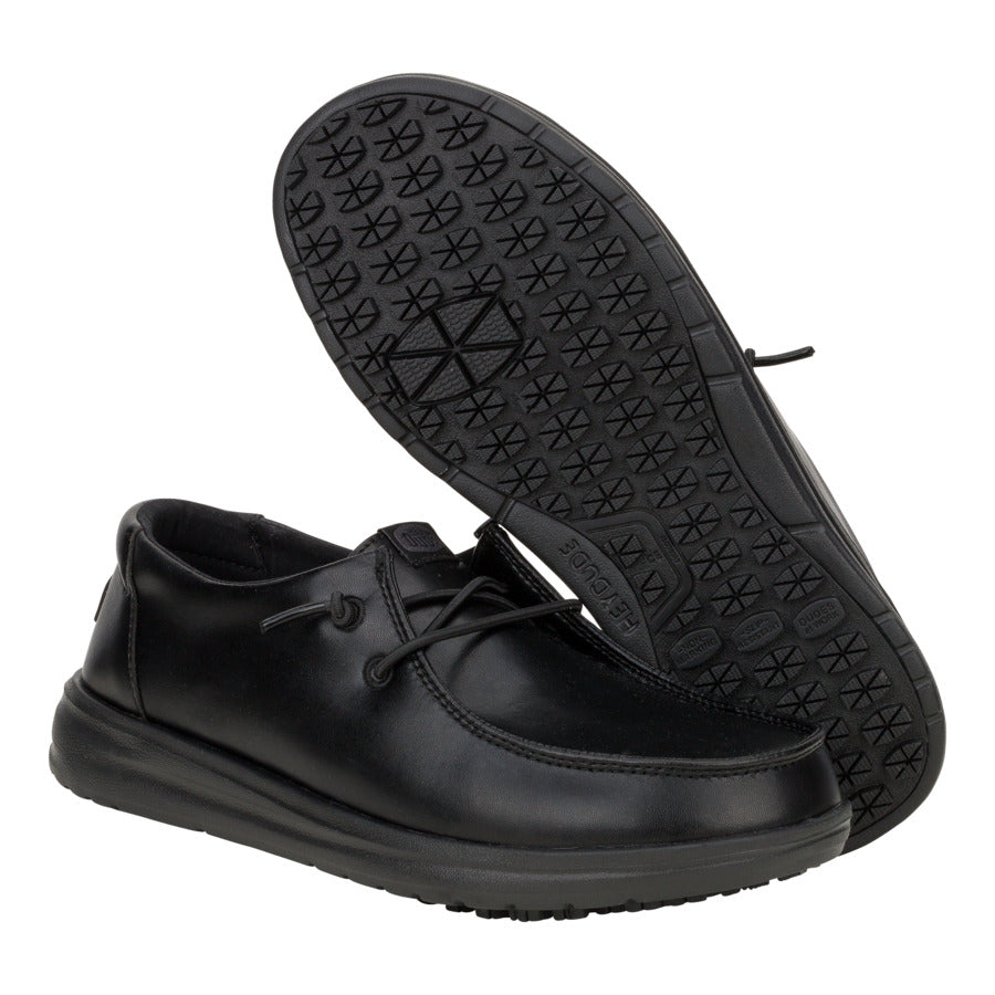 Women Wendy Work CE Classic Slip Resistant - Black | HEYDUDE