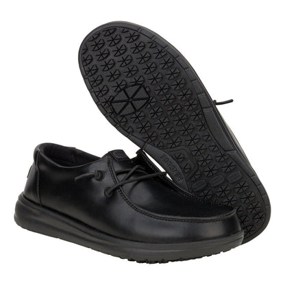 Women Wendy Work CE Classic Slip Resistant - Black | HEYDUDE