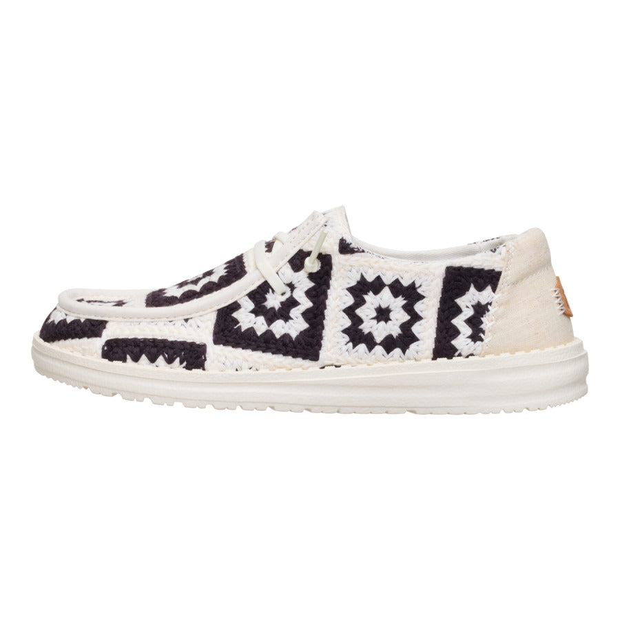 Women Wendy Cottage Crochet - Black/Multi | HEYDUDE