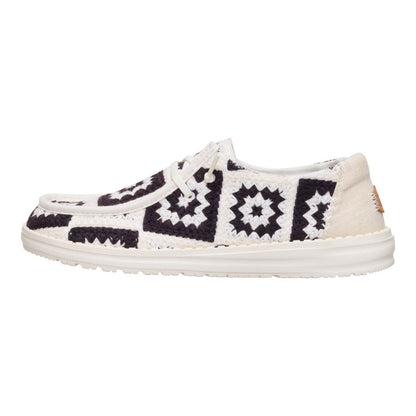 Women Wendy Cottage Crochet - Black/Multi | HEYDUDE