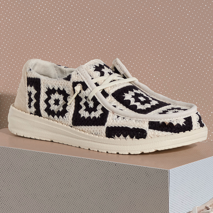 Women Wendy Cottage Crochet - Black/Multi | HEYDUDE