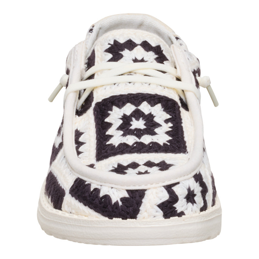 Women Wendy Cottage Crochet - Black/Multi | HEYDUDE