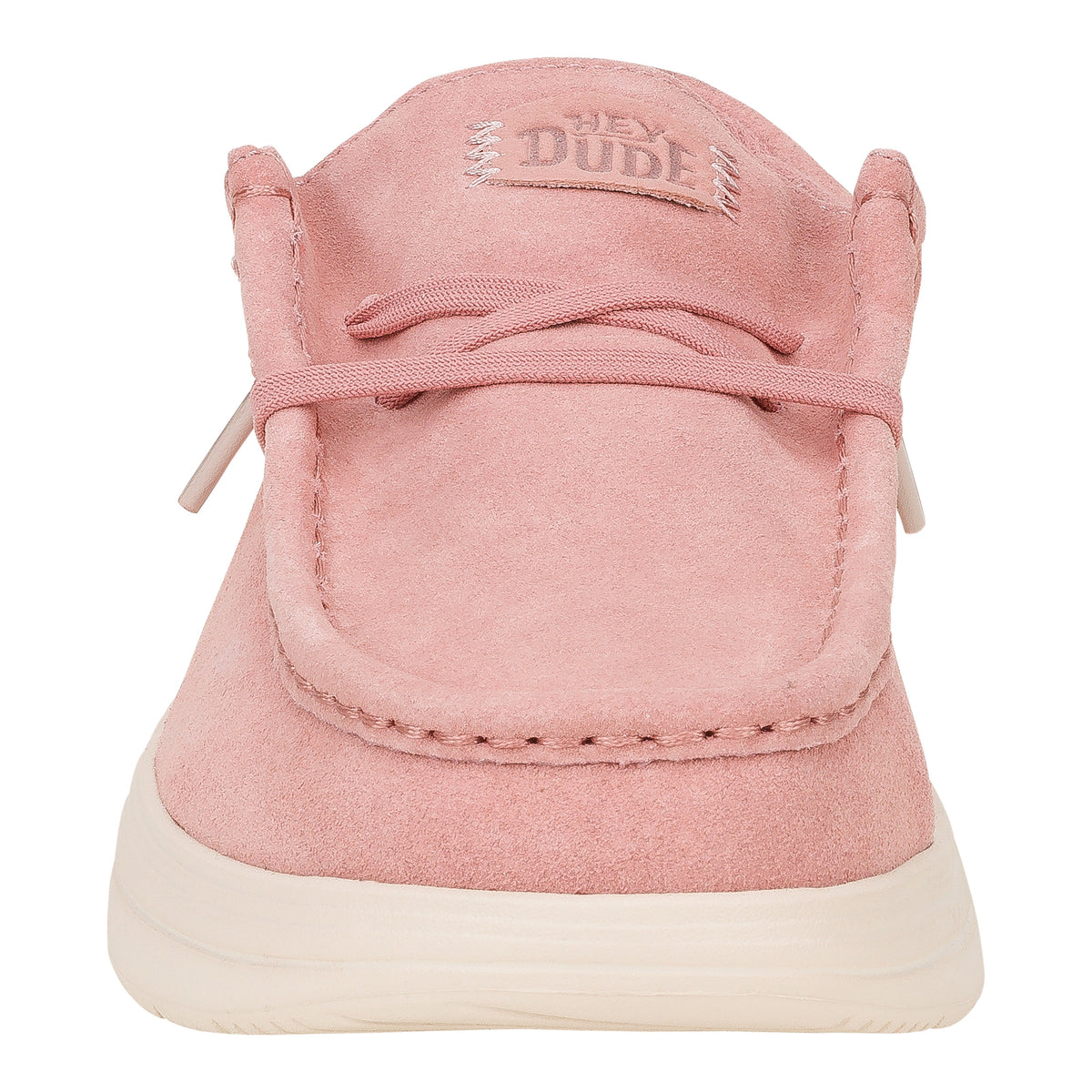 Women Wendy Comf Suede - Rose Pink/Whisper Pink | HEYDUDE