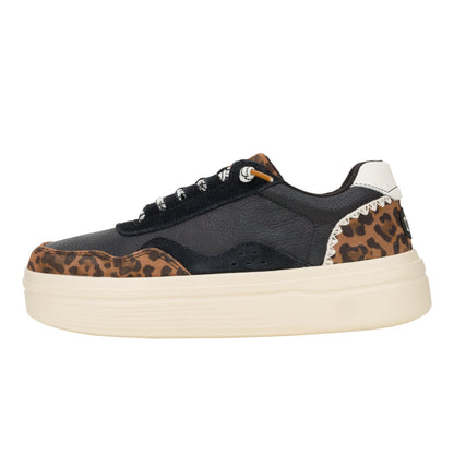 Women Hudson Lift Luxe - Black/Leopard | HEYDUDE