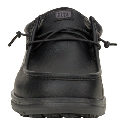 Men Wally Work CE Classic Slip Resistant - Black | HEYDUDE
