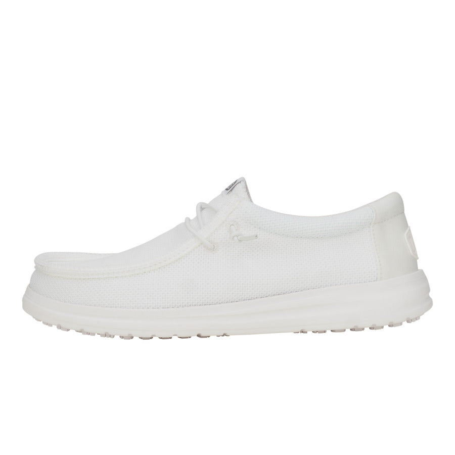 Men Wally Work CE Slip Resistant - White | HEYDUDE