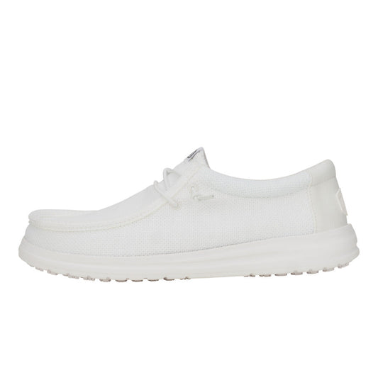 Men Wally Work CE Slip Resistant - White | HEYDUDE