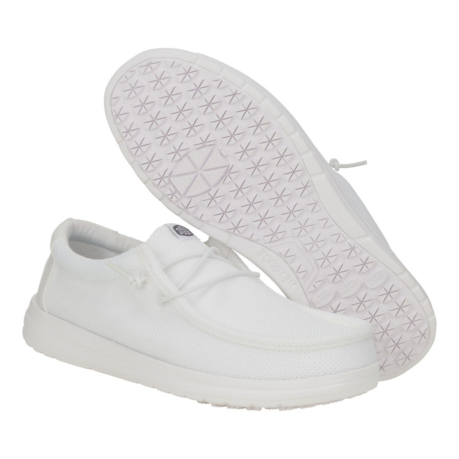 Men Wally Work CE Slip Resistant - White | HEYDUDE