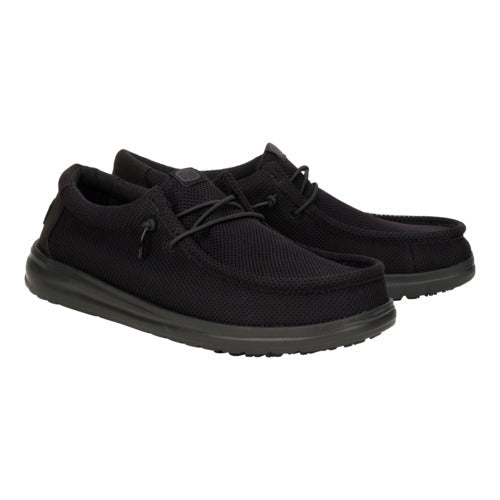 Men Wally Work CE Slip Resistant - Black | HEYDUDE