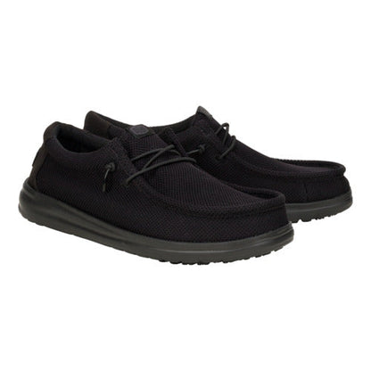 Men Wally Work CE Slip Resistant - Black | HEYDUDE