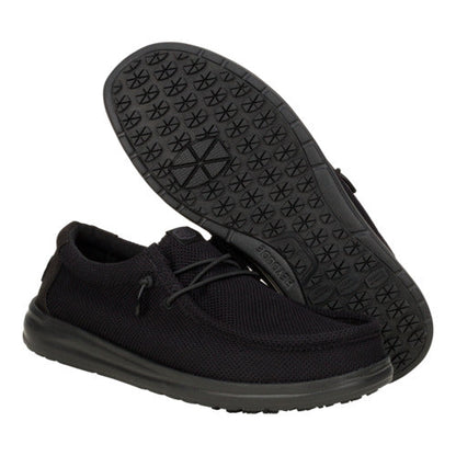 Men Wally Work CE Slip Resistant - Black | HEYDUDE