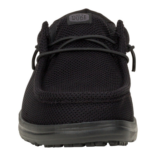 Men Wally Work CE Slip Resistant - Black | HEYDUDE