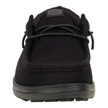 Men Wally Work CE Slip Resistant - Black | HEYDUDE