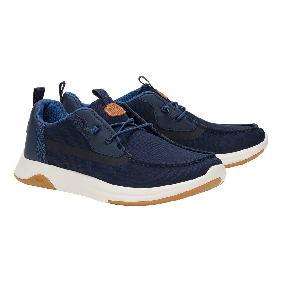 Men Wally Drift Mesh - Navy Blazer/White | HEYDUDE