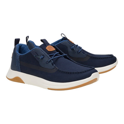 Men Wally Drift Mesh - Navy Blazer/White | HEYDUDE